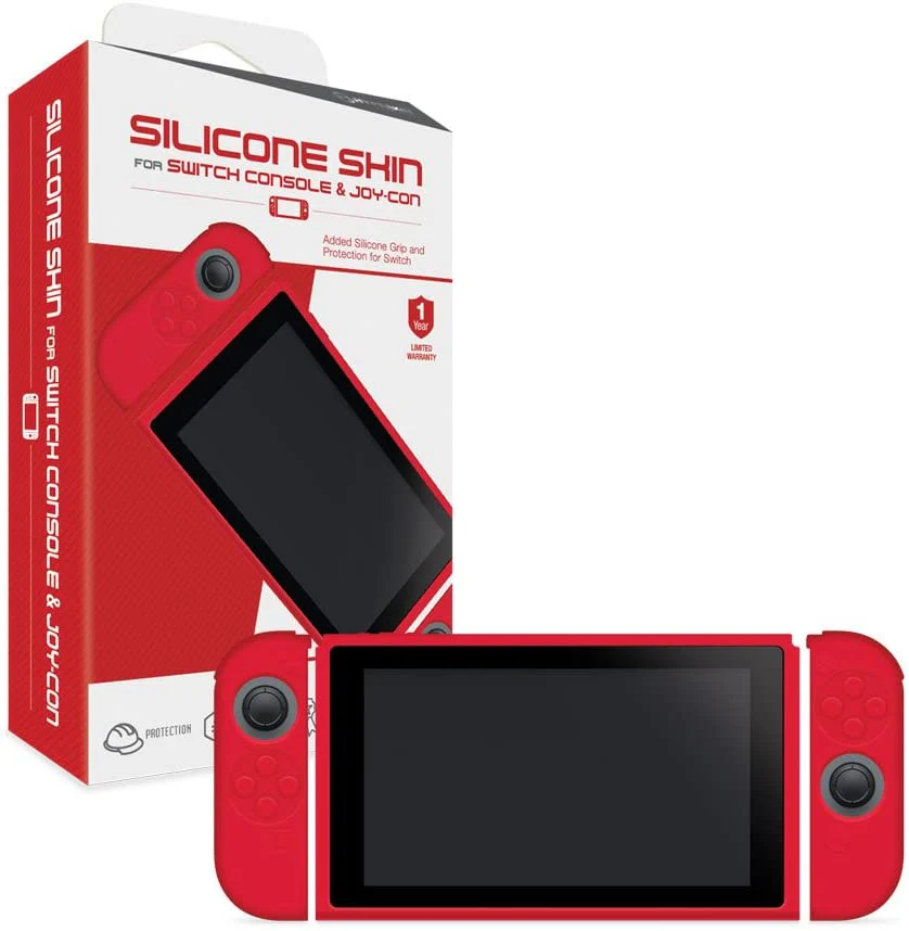 Hyperkin Silicone Skins for Switch Console and Joy-Con [Neo Red] - Nintendo Switch