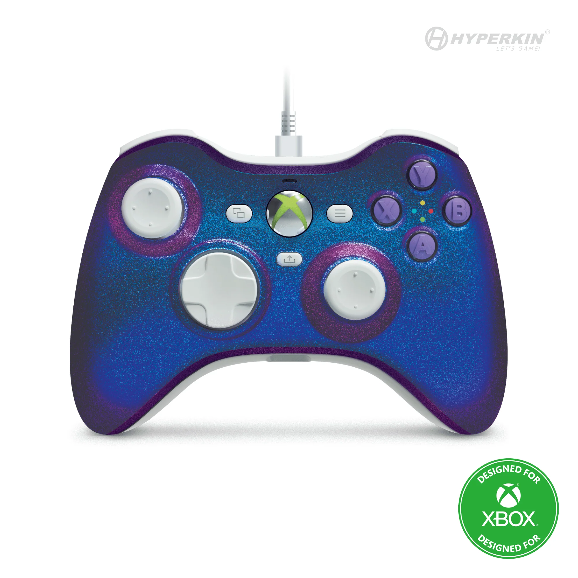 Hyperkin Xenon Wired Controller for Xbox Series X|S / XBOX1 / Windows 11|10 (Twilight Galaxy) - Image 3