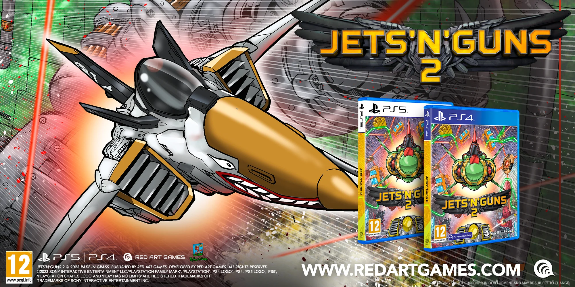 Jets'N'Guns 2 [PEGI Import] - PlayStation 4 - Image 2