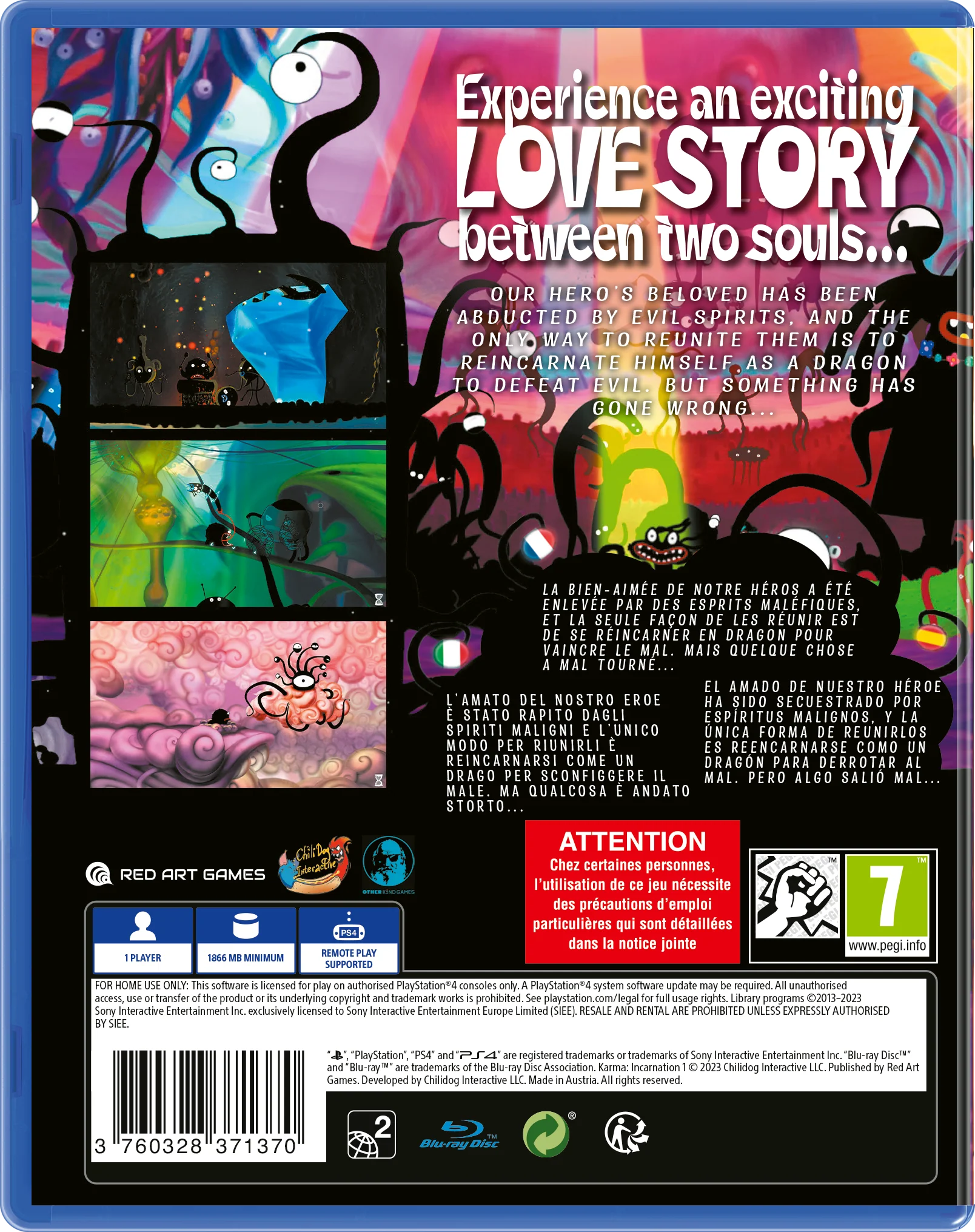 Karma: Incarnation 1 - PlayStation 4 [Red Art Games] - Image 3