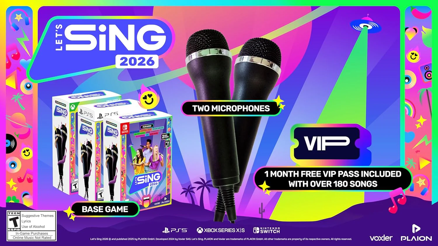 Let’s Sing 2026 + 2 Mics - PlayStation 5 - Image 2