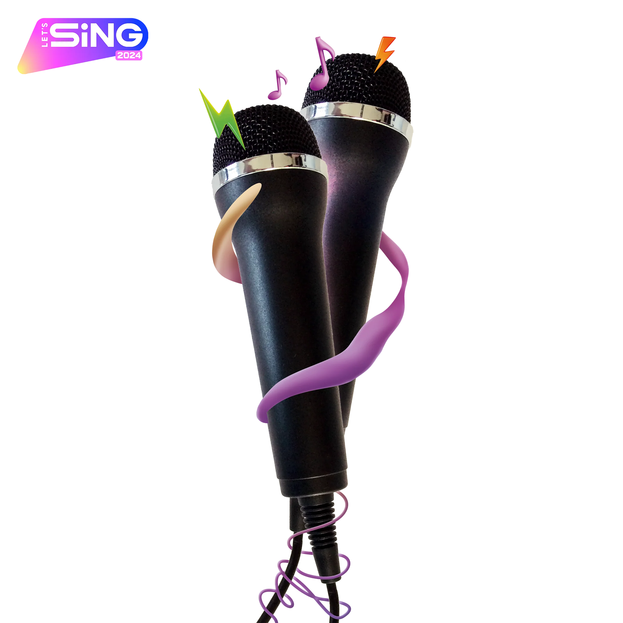 Let's Sing 2024 + 2 Microphones Bundle - Nintendo Switch - Image 2