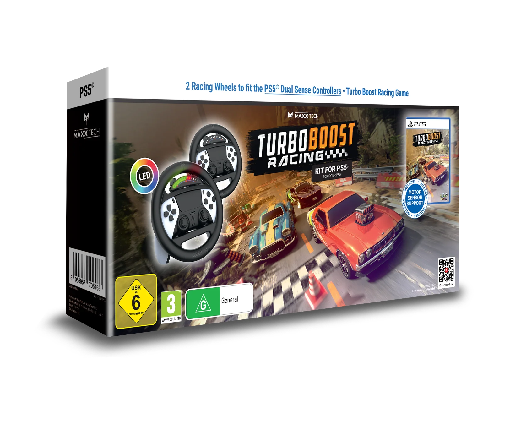 Maxx Tech Turbo Boost Racing KIt [EU Import] - Playstation 5