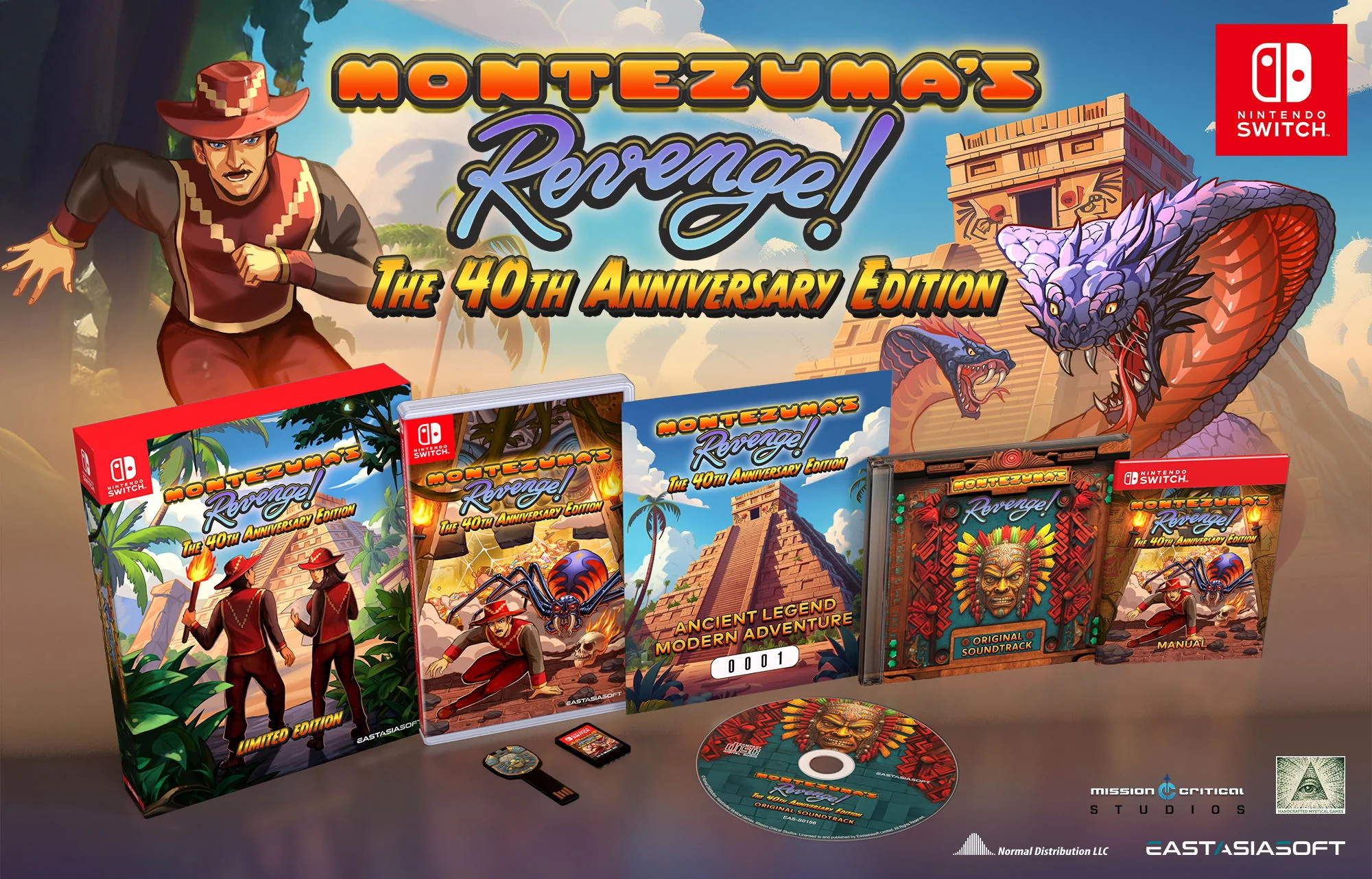 Montezuma's Revenge [The 40th Anniversary Edition] [Limited Edition] [Play Exclusive] - Nintendo Switch