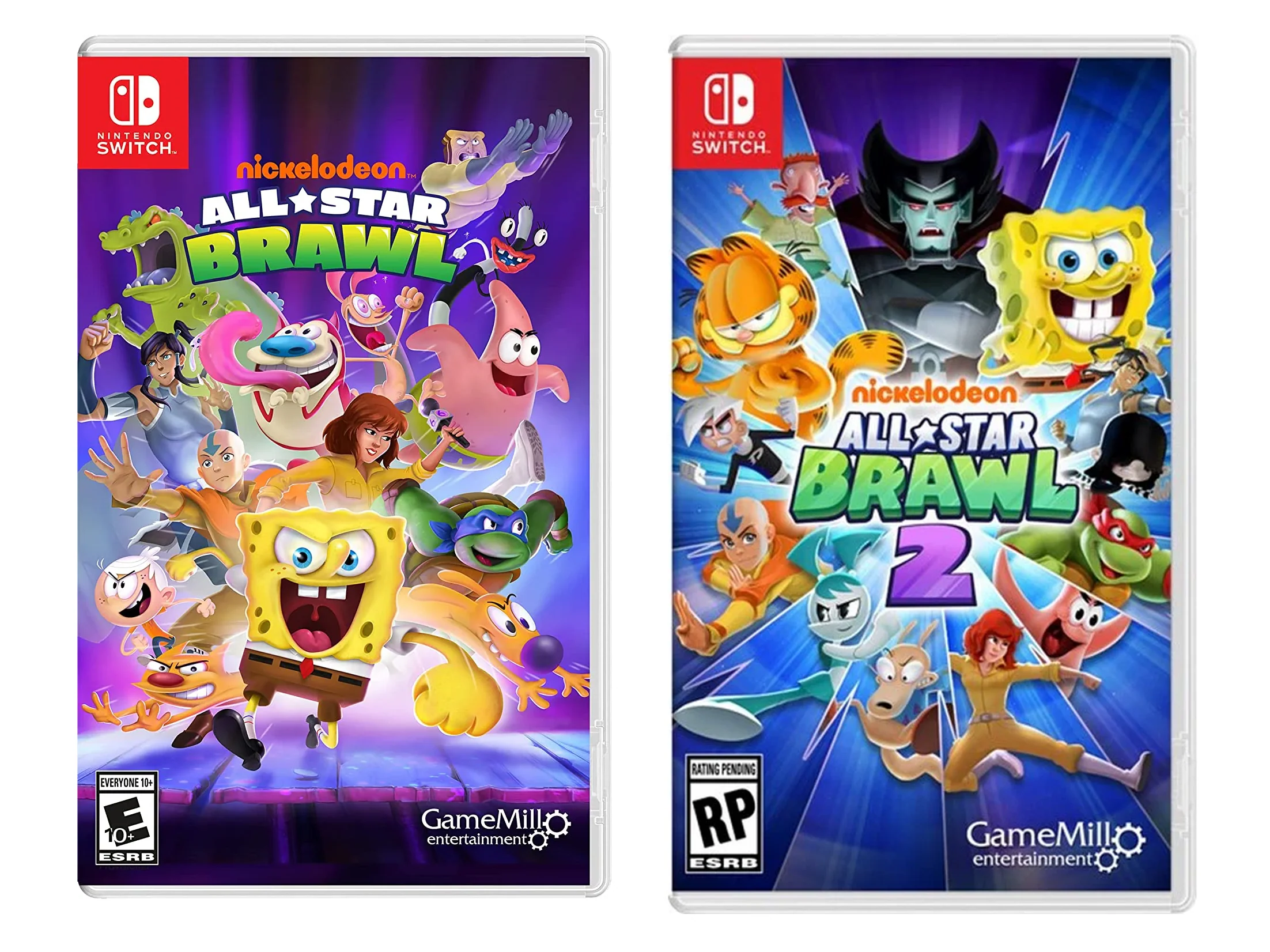Nickelodeon All-Star Brawl 1 & 2 Bundle Pack (Physical Cart) - Nintendo Switch