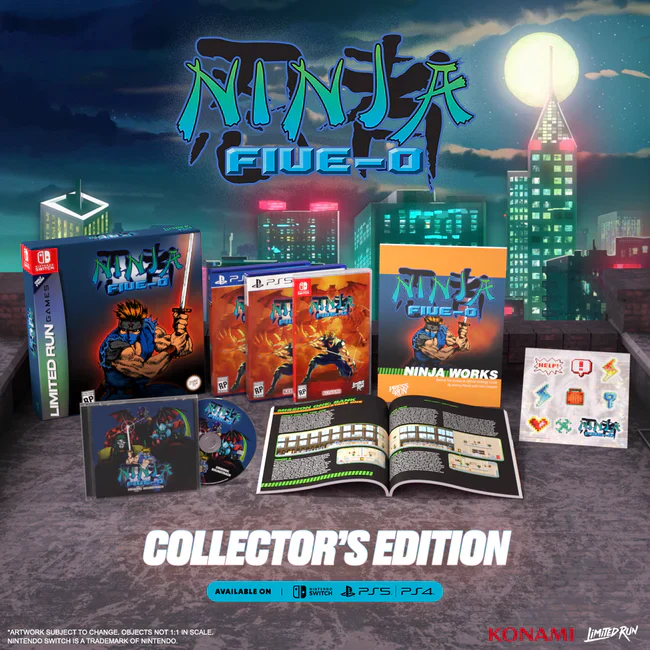Ninja Five-O Collector's Edition [Limited Run Games #564] - PlayStation 4 - Image 2