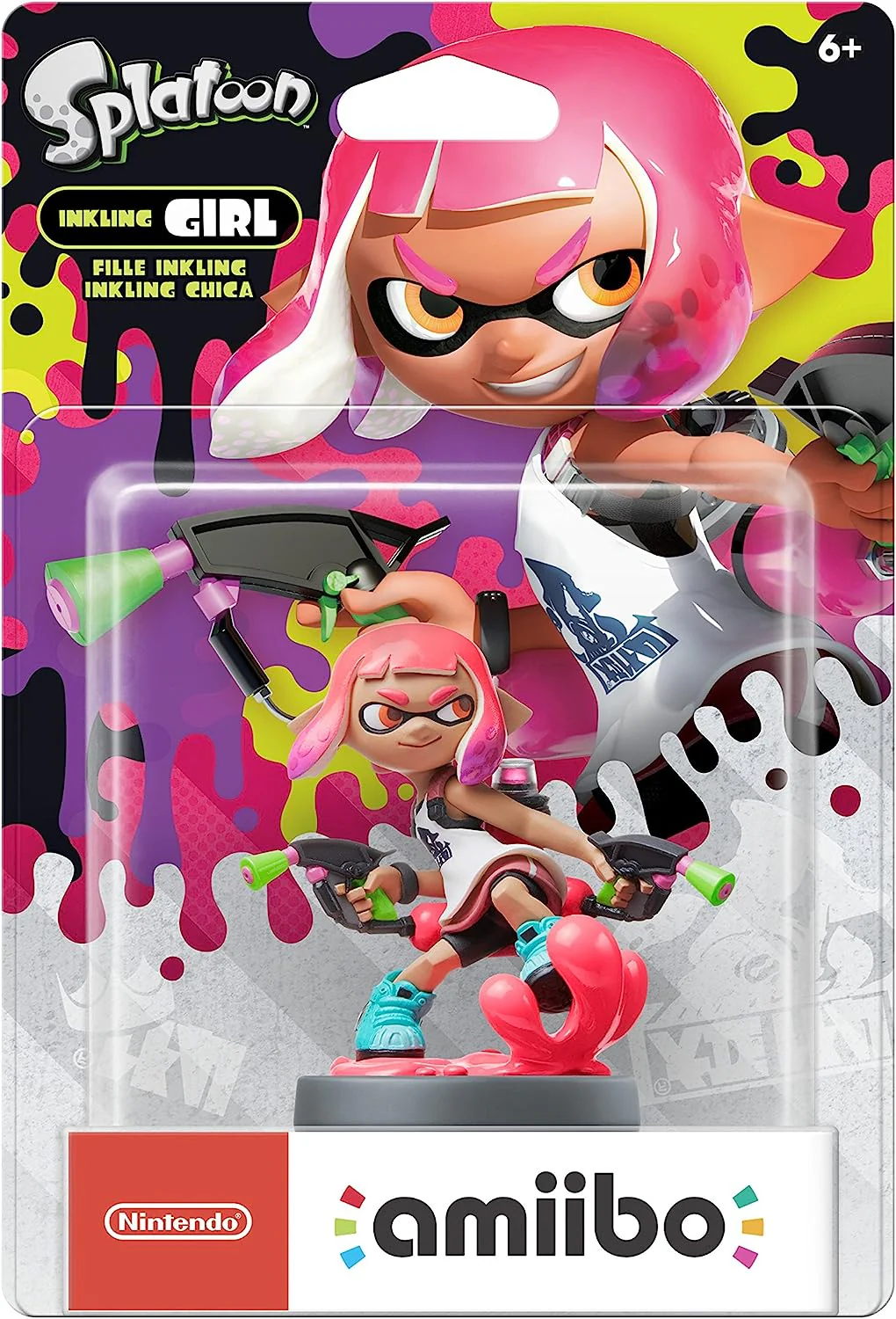 Nintendo amiibo - New Inkling Girl (Neon Pink)