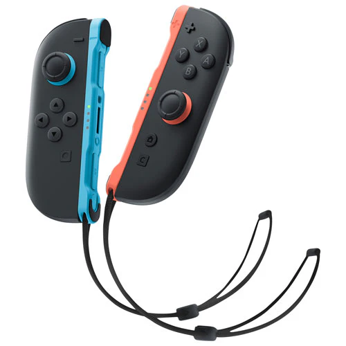 Nintendo Switch 2 Joy-Con 2 Wrist Straps - 2 Pack (Light Red/Light Blue) - Image 2