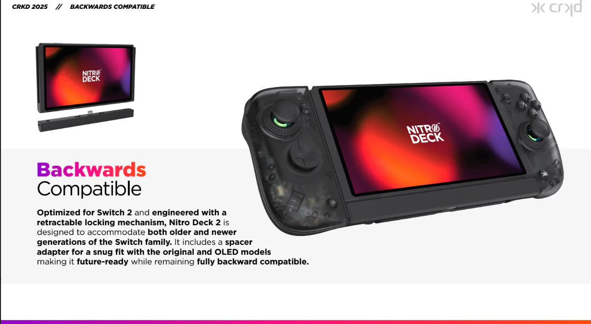 Nitro Deck 2 White Edition - Nintendo Switch 2 (PRE-ORDER) - Image 19