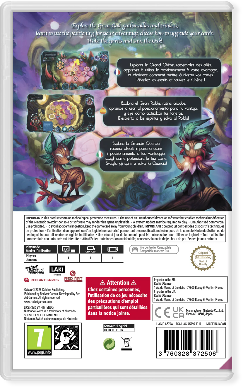 Oaken [Standard Edition] - Nintendo Switch [Red Art Games] - Image 2