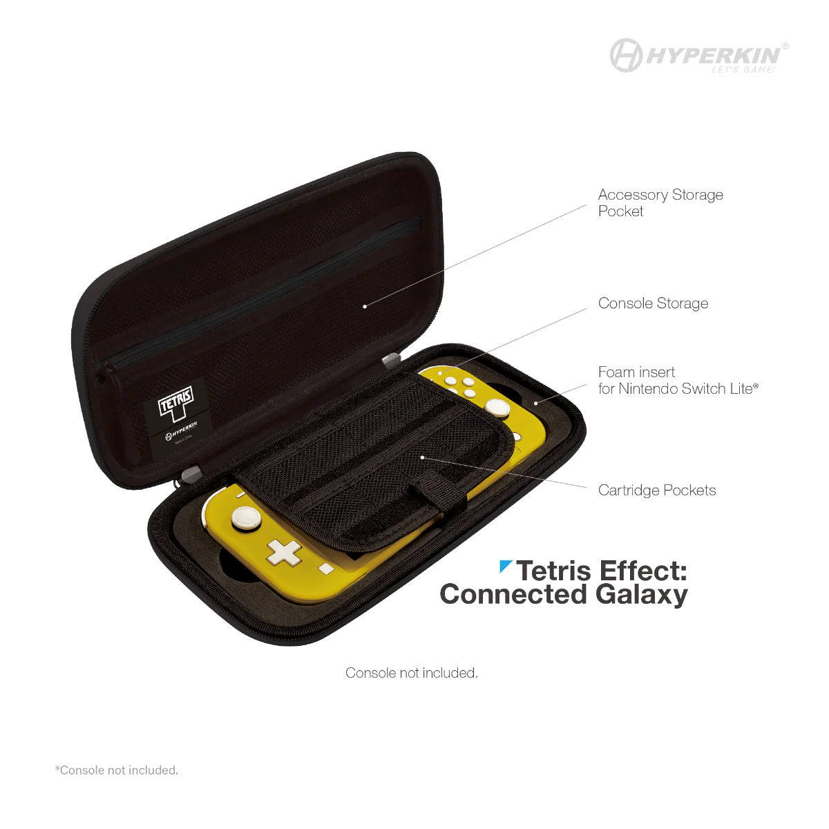 Official Tetris Eva Hard Shell Carrying Case for Switch Oled Model Tetris Effect - Nintendo Switch - Image 4