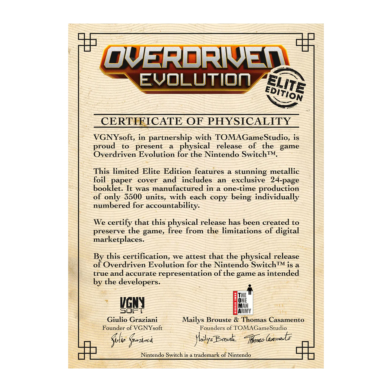 Overdriven Evolution [ELITE EDITION] - SWITCH [VGNY SOFT] - Image 5
