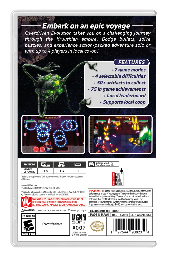Overdriven Evolution [STANDARD EDITION] - SWITCH [VGNY SOFT] - Image 4
