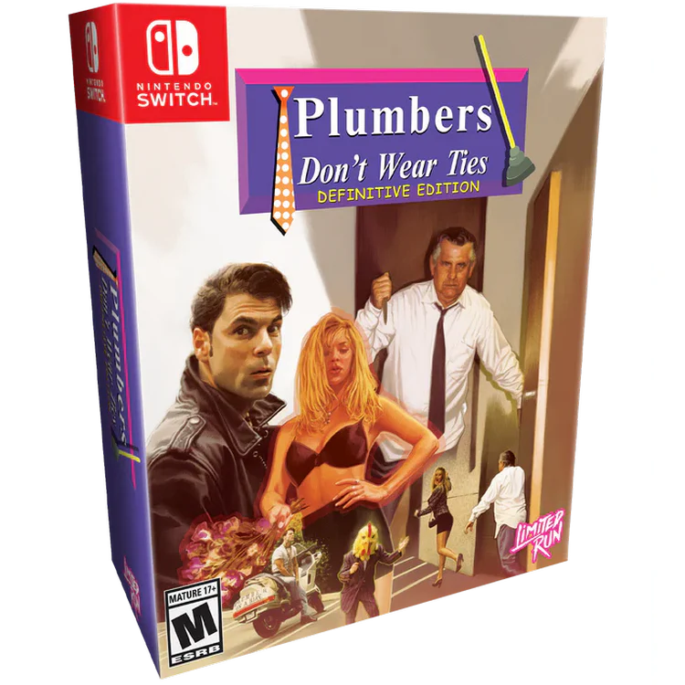 Plumbers Don’t Wear Ties: Definitive Edition Collector's Edition [LIMITED RUN GAMES #204] - Nintendo Switch - Image 2