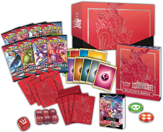 [POKEMON TCG] SWORD & SHIELD BATTLE STYLES ELITE TRAINER BOX [RED] (RANDOM DRAW) - Image 2