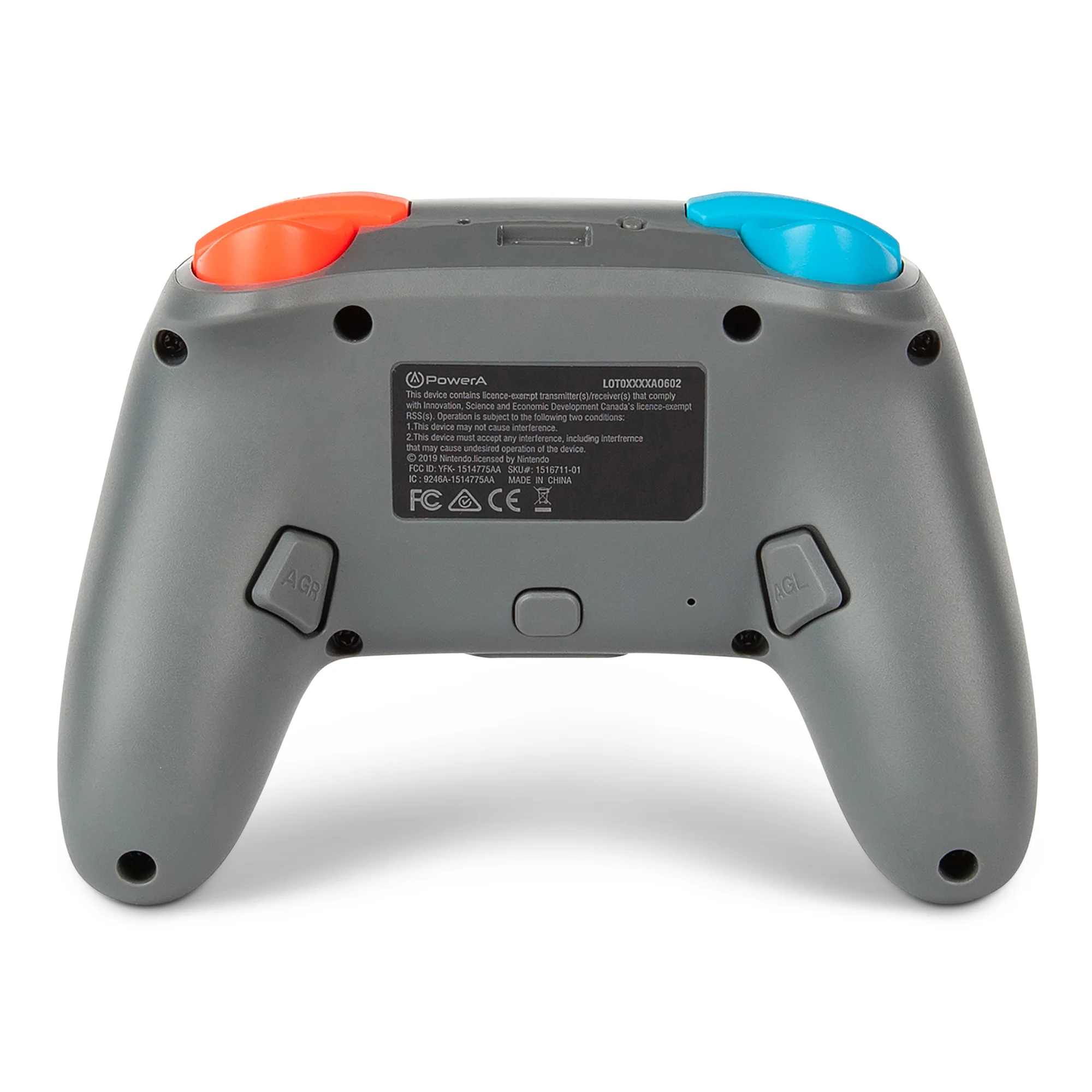 Power A Nano Enhanced Wireless Controller for Nintendo Switch - Grey-Neon - SWITCH - Image 2
