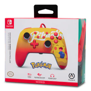 PowerA Enhanced Wired Controller for Nintendo Switch - Oran Berry Happy Pikachu
