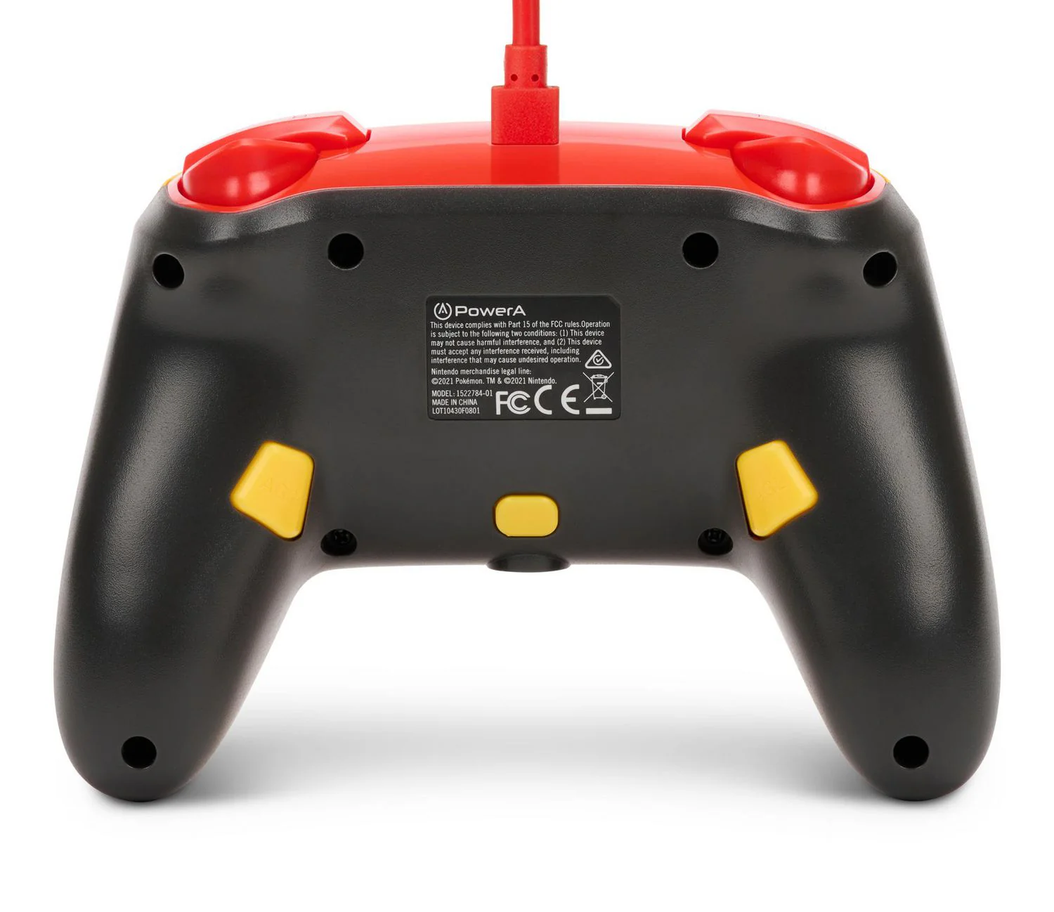 PowerA Enhanced Wired Controller for Nintendo Switch - Oran Berry Happy Pikachu - Image 3