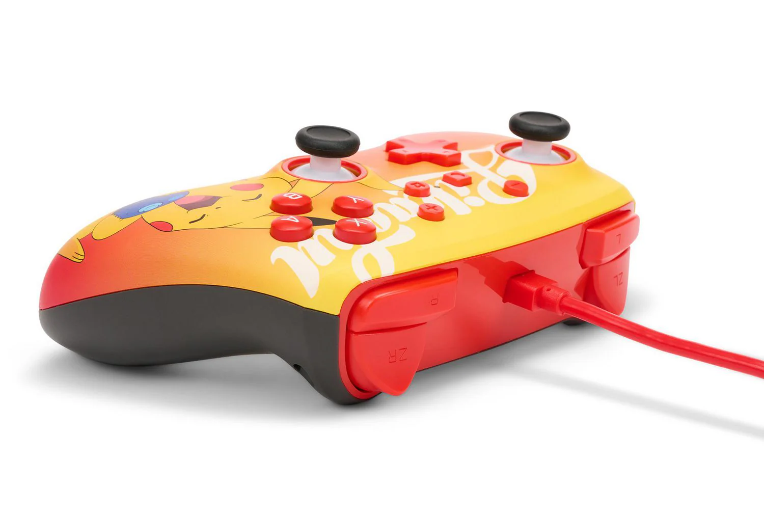 PowerA Enhanced Wired Controller for Nintendo Switch - Oran Berry Happy Pikachu - Image 4