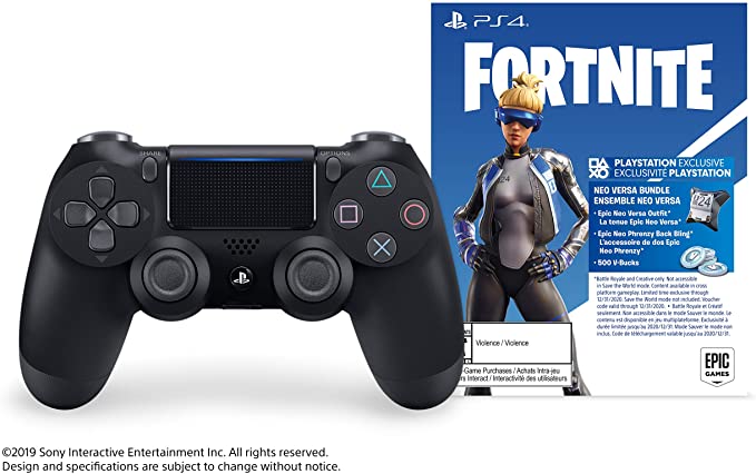 DualShock Black with Fortnite bonus content - PlayStation 4 - Image 2