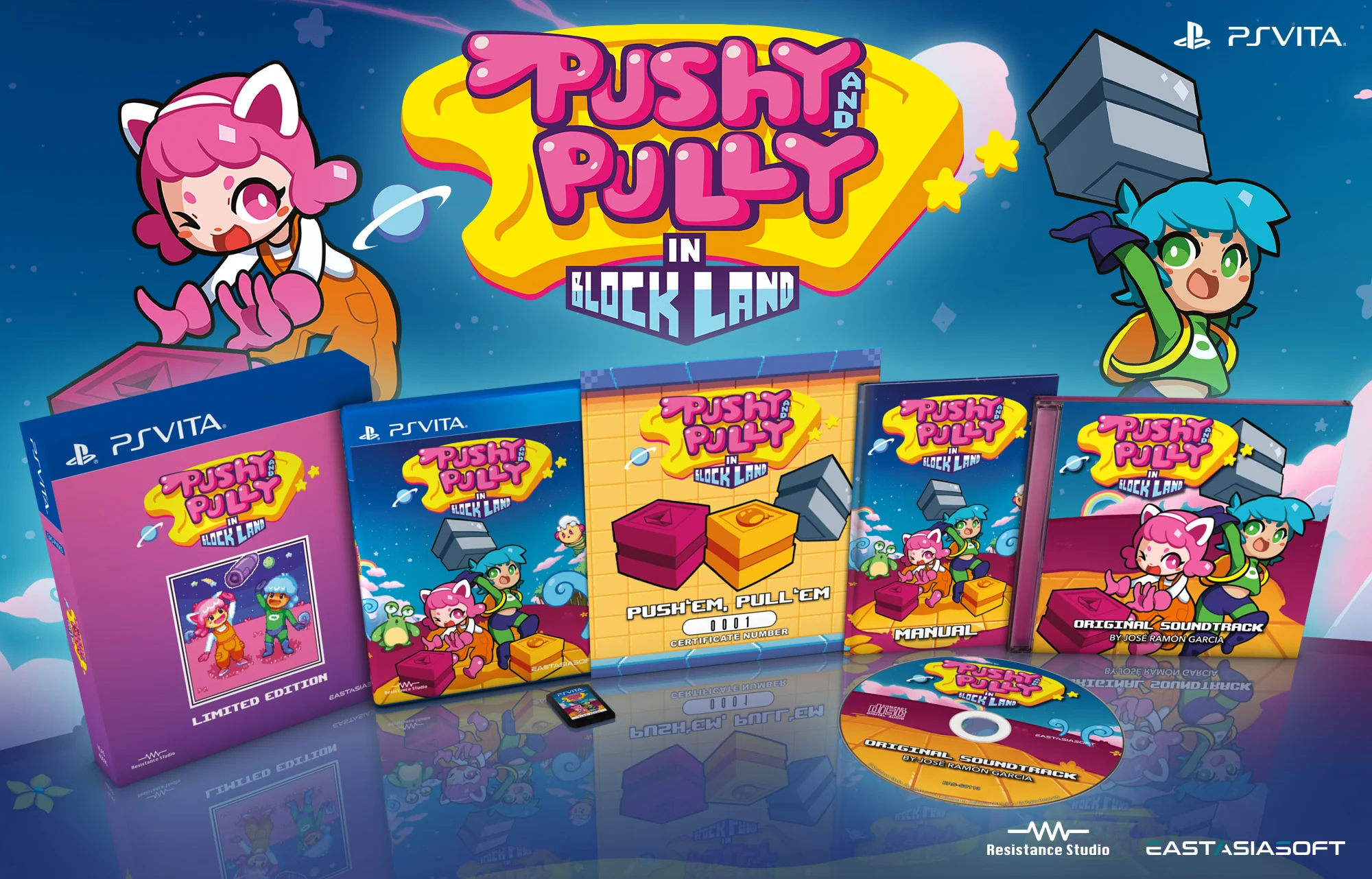 Pushy & Pully in Blockland [LIMITED EDITION] - PS VITA [PLAY EXCLUSIVES]