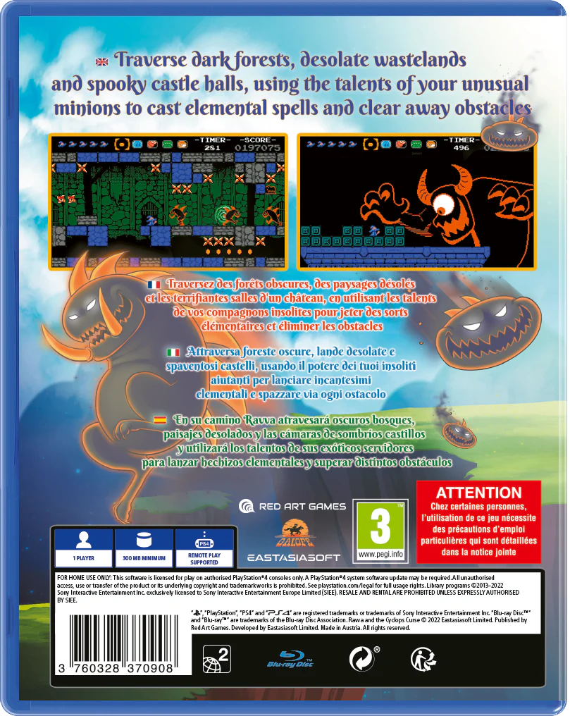 Ravva and the Cyclops Curse - PlayStation 4 [Red Art Games] - Image 3