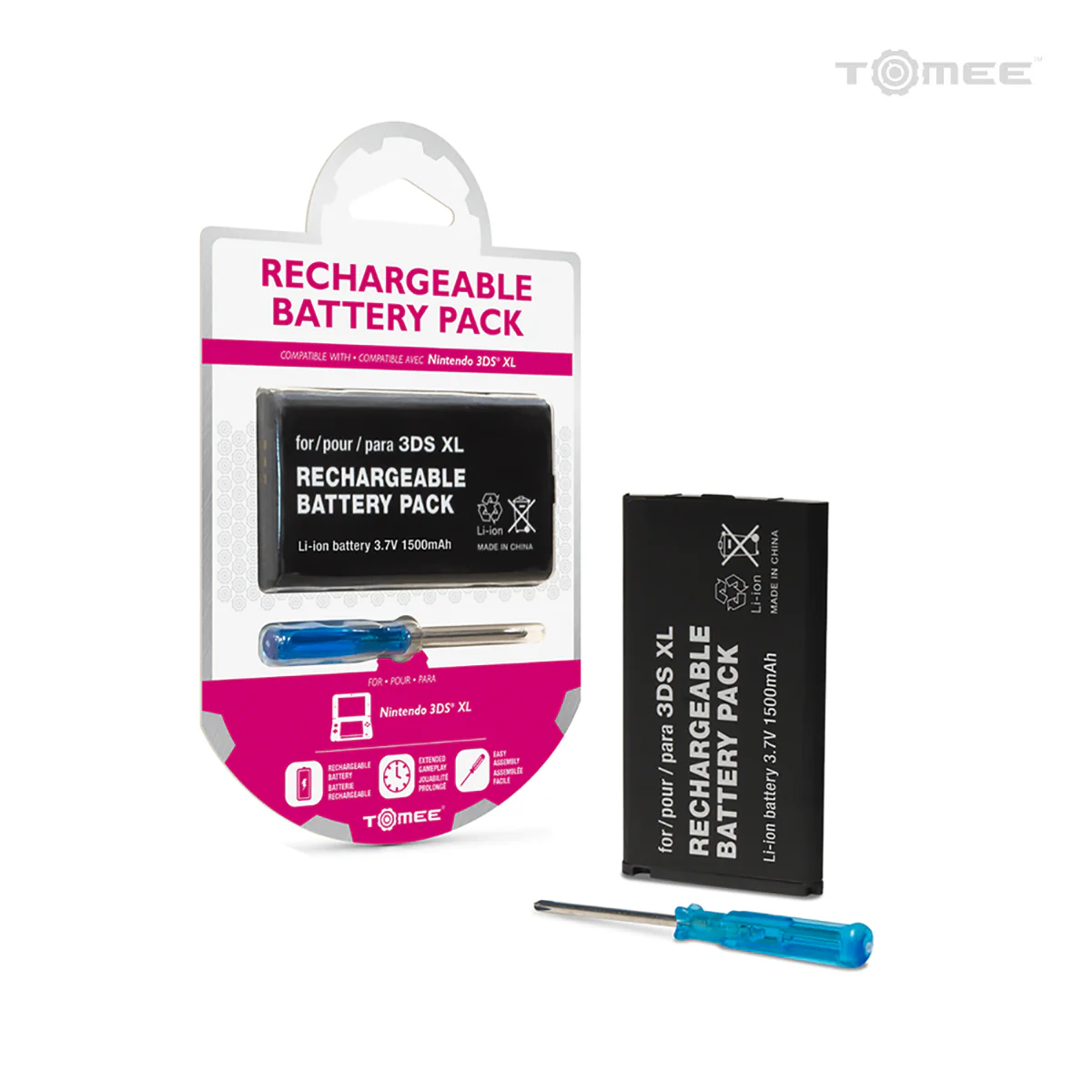 Rechargeable Battery Pack For New Nintendo 3DS® XL / Nintendo 3DS® XL - Tomee