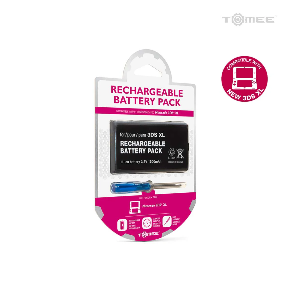 Rechargeable Battery Pack For New Nintendo 3DS® XL / Nintendo 3DS® XL - Tomee - Image 2