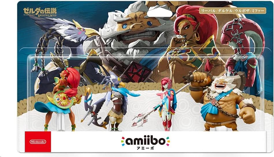 Champions 4-Pack: Urbosa, Revali, Mipha, Daruk - Breath of the Wild - Nintendo Amiibo (EU Version)