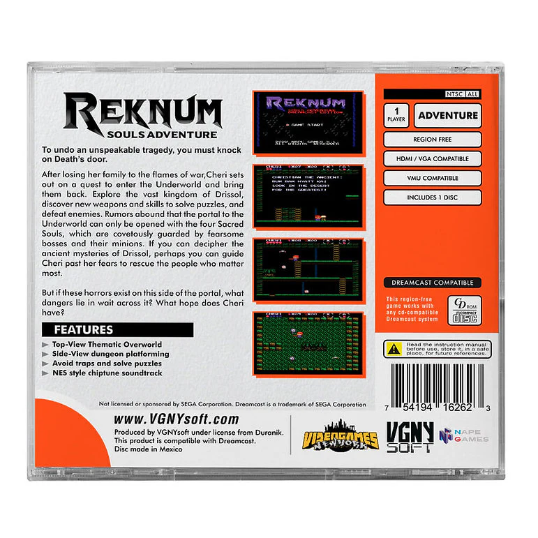 REKNUM SOULS ADVENTURE - DREAMCAST - Image 2