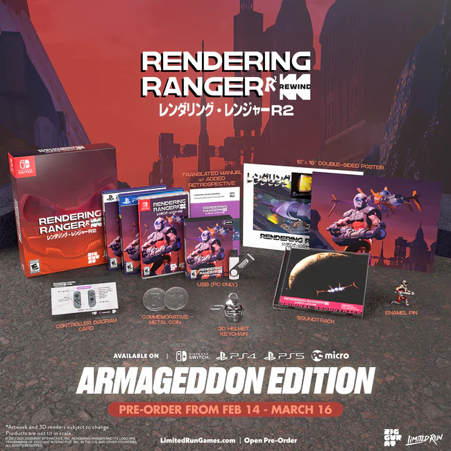 Rendering Ranger: R2 [Rewind] Armageddon Edition [Limited Run Games #138] - PlayStation 5 - Image 2