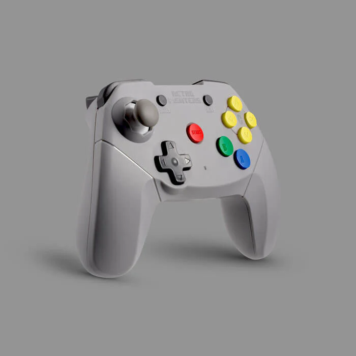 Retro Fighters Brawler64 Wireless Edition Controller [Gray] - Nintendo 64 - Image 2