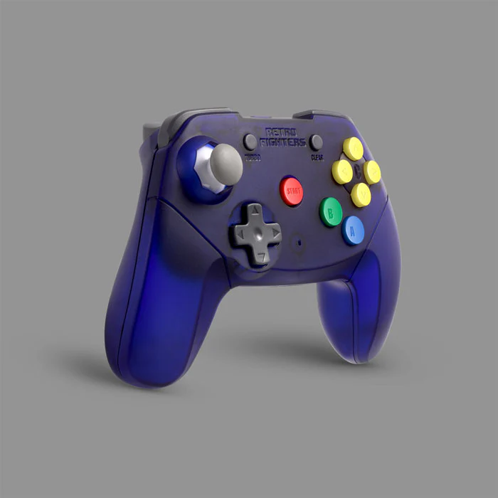 Retro Fighters Brawler64 Wireless Edition Controller [Transparent Purple] - Nintendo 64 - Image 2