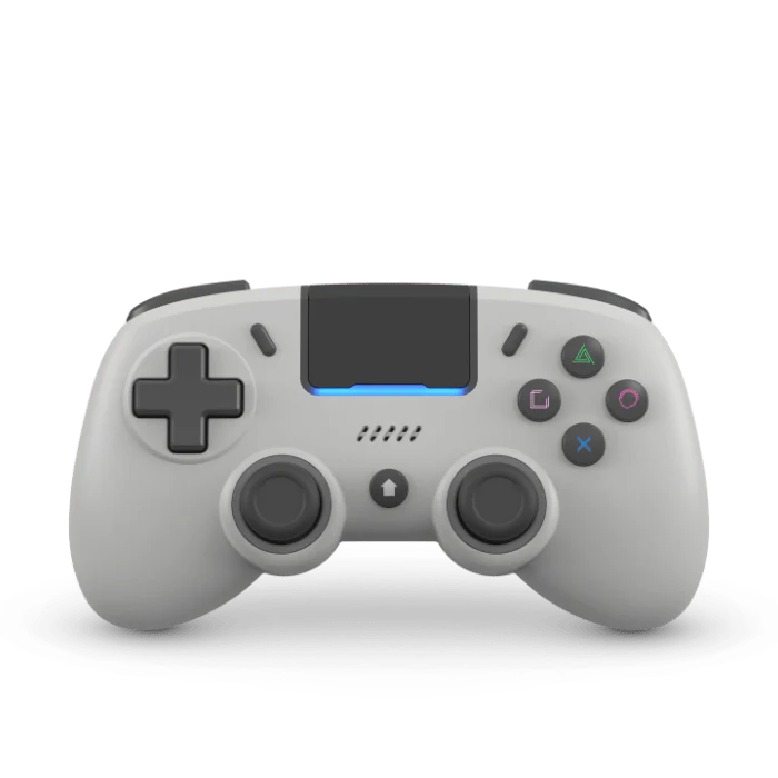 Retro Fighters Mantis Mini Wireless Bluetooth Controller for PS4 & PC  with Hall Effects (No Drift / More Precision!) [Gray] - Playstation 4 & PC
