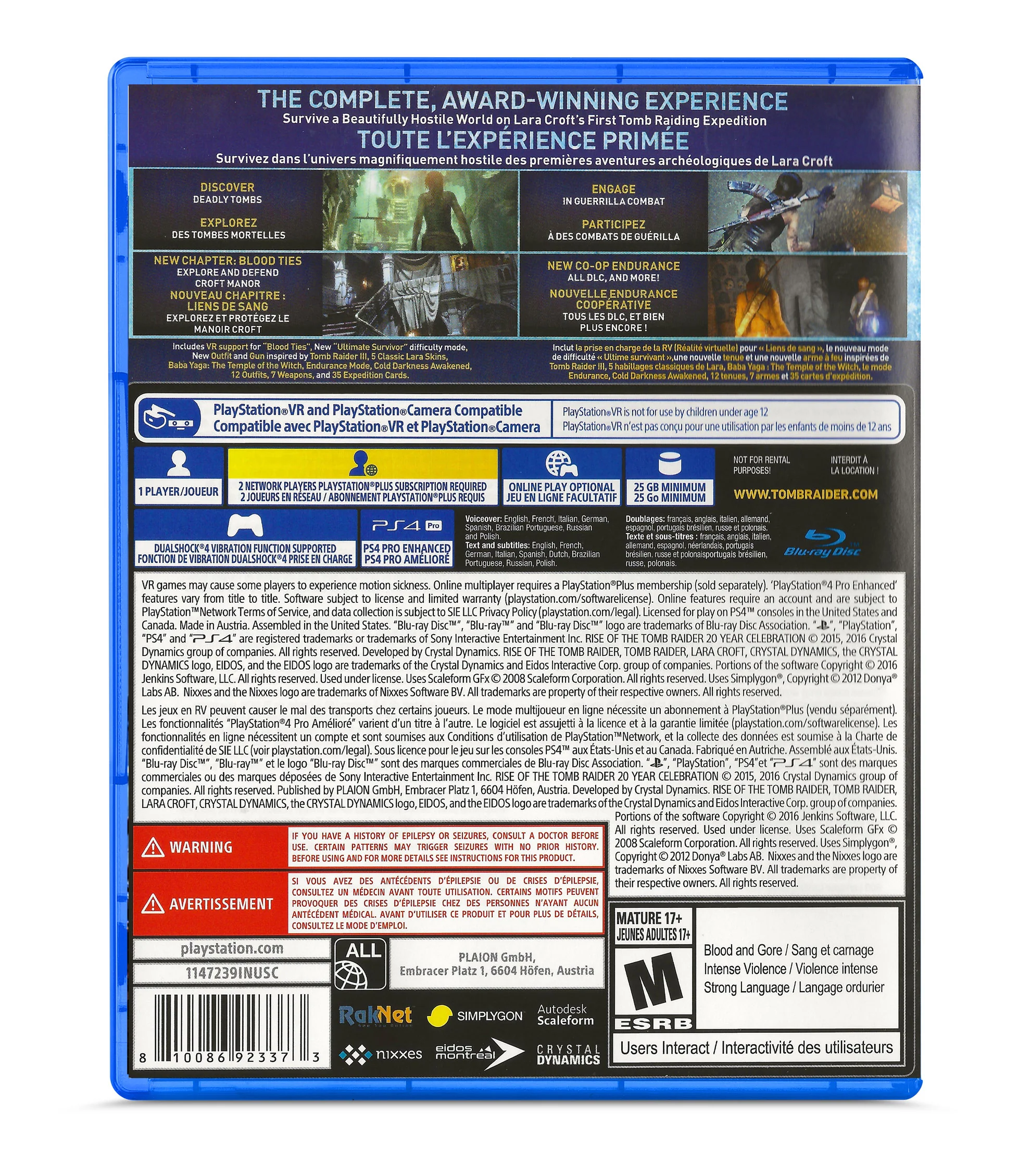 Rise of the Tomb Raider : 20 Year Celebration - Playstation 4 - Image 2