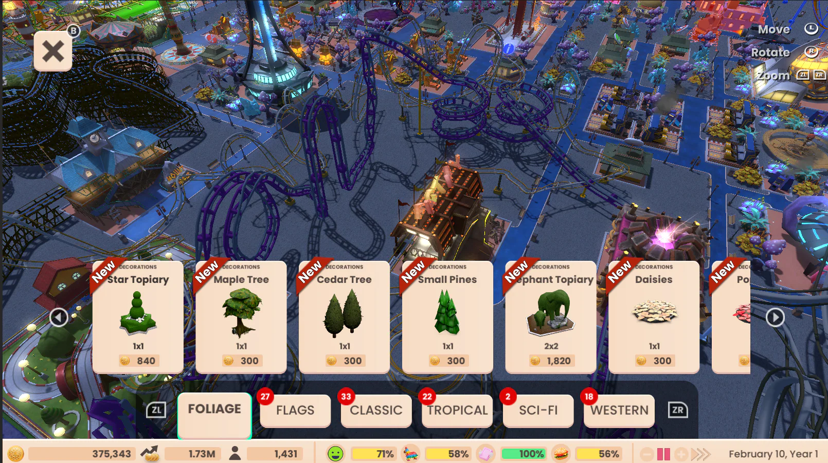 Roller Coaster Tycoon Adventures Deluxe - Nintendo Switch - Image 10