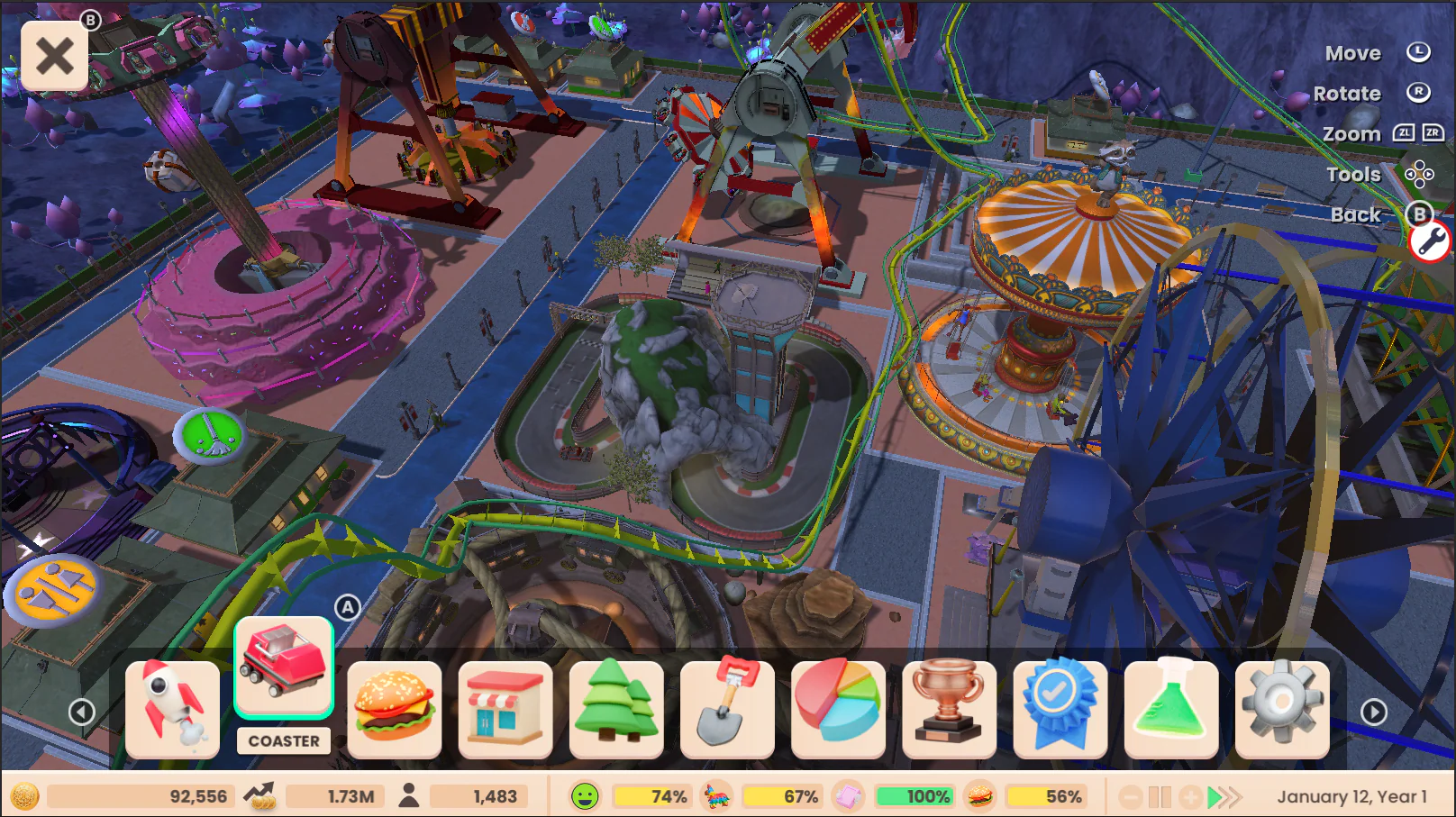 Roller Coaster Tycoon Adventures Deluxe - Nintendo Switch - Image 8