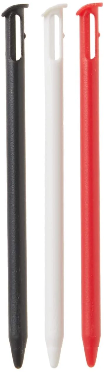 STYLUS PEN SET BLACK WHITE RED - 3DS