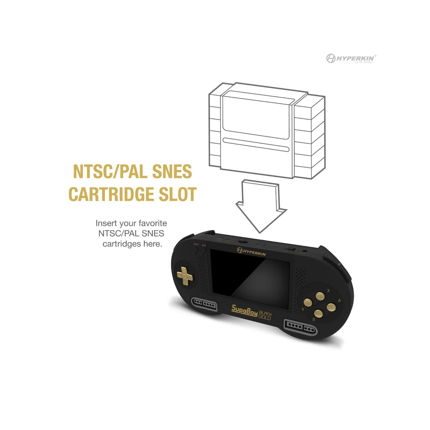 SUPABOY BLACKGOLD PORTABLE POCKET CONSOLE - SNES - Image 4