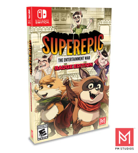 SuperEpic: The Entertainment War [BADGE EDITION] - SWITCH