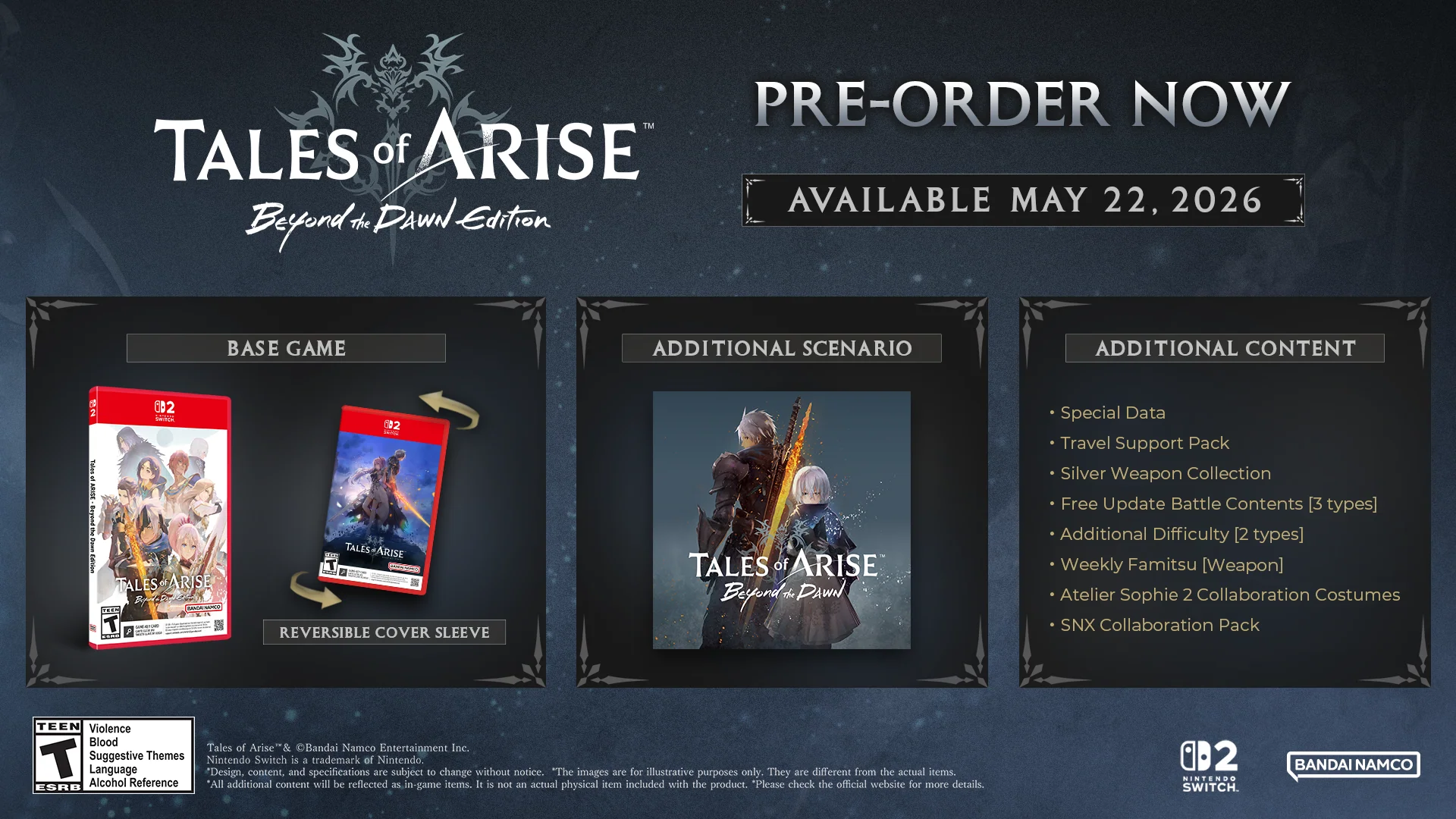 Tales of Arise Beyond the Dawn Edition [Game-Key Card] - Nintendo Switch 2 (PRE-ORDER) - Image 2
