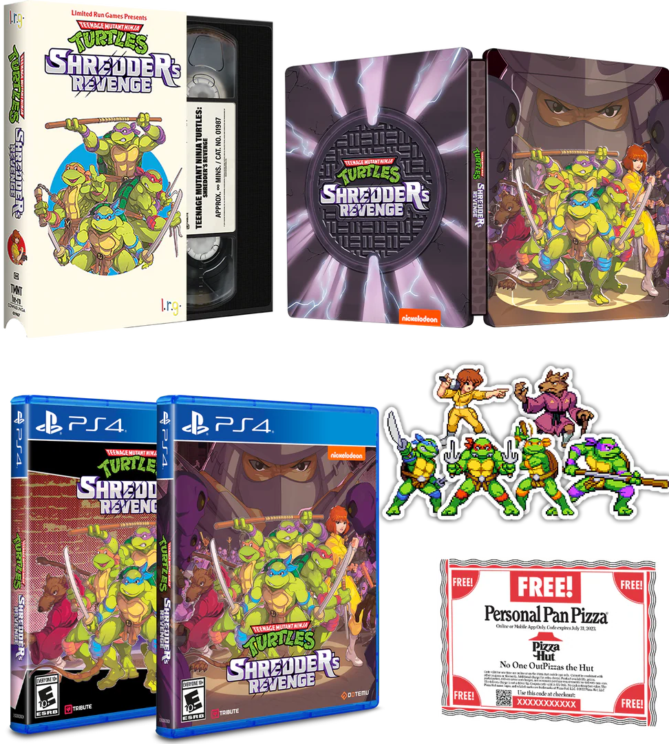 Teenage Mutant Ninja Turtles: Shredder's Revenge Classic Edition[Limited Run Games]  - Playstation 4 - Image 2