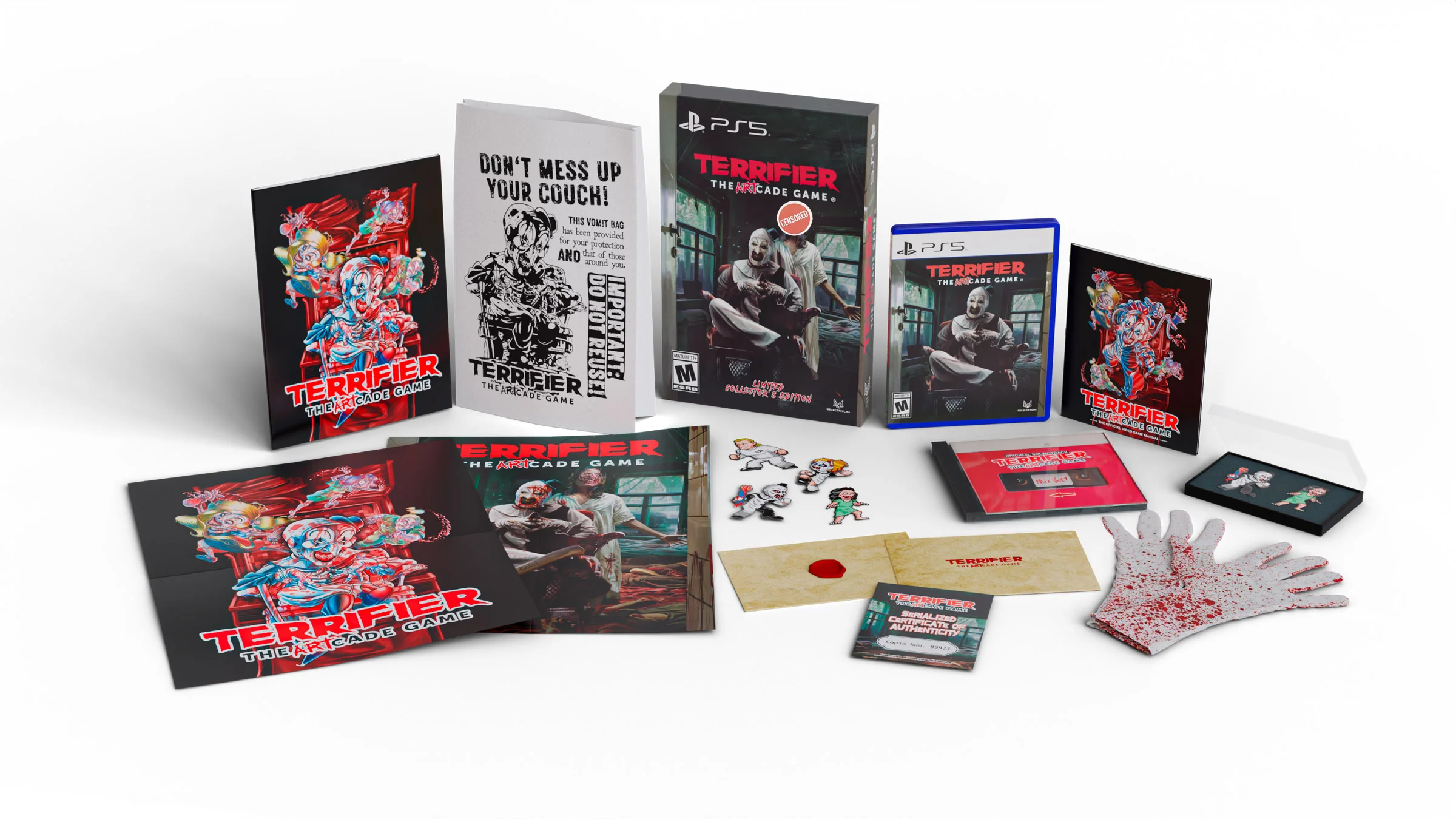 Terrifier: The ARTcade Game [Limited Edition] - Playstation 5 (FREE SHIPPING) (VGP EXCLUSIVE BONUS STAND) - Image 2