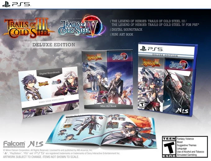 The Legend of Heroes Trails of Cold Steel III / The Legend of Heroes Trails of Cold Steel IV Deluxe Edition - PlayStation 5