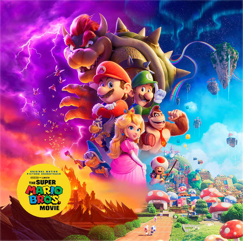 The Super Mario Bros. Movie 2xLP Vinyl Original Soundtrack [Audio Vinyl] - Image 3
