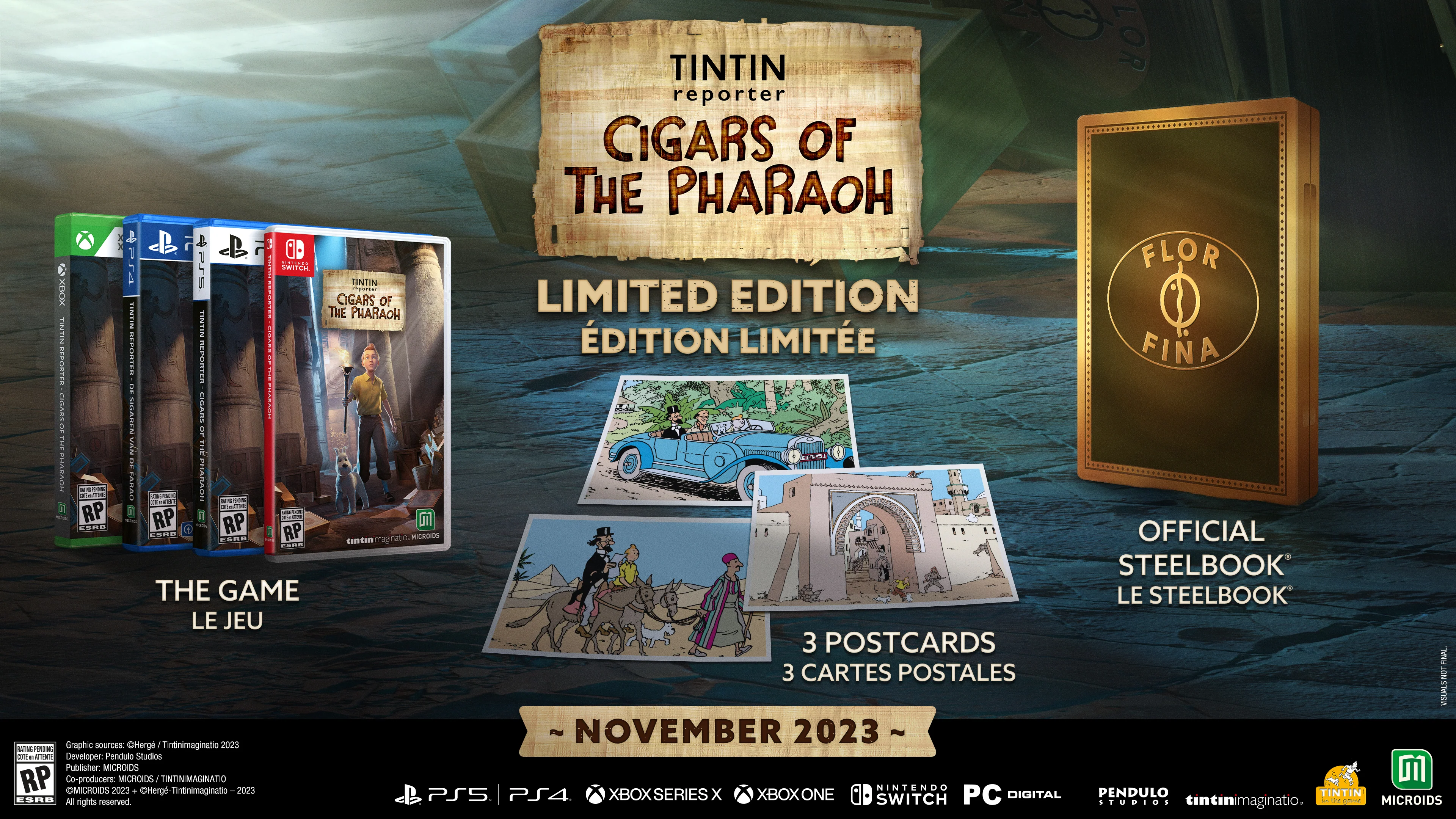 TINTIN REPORTER CIGARS OF THE PHARAOH LIMITED EDITION - PS4 - Image 3