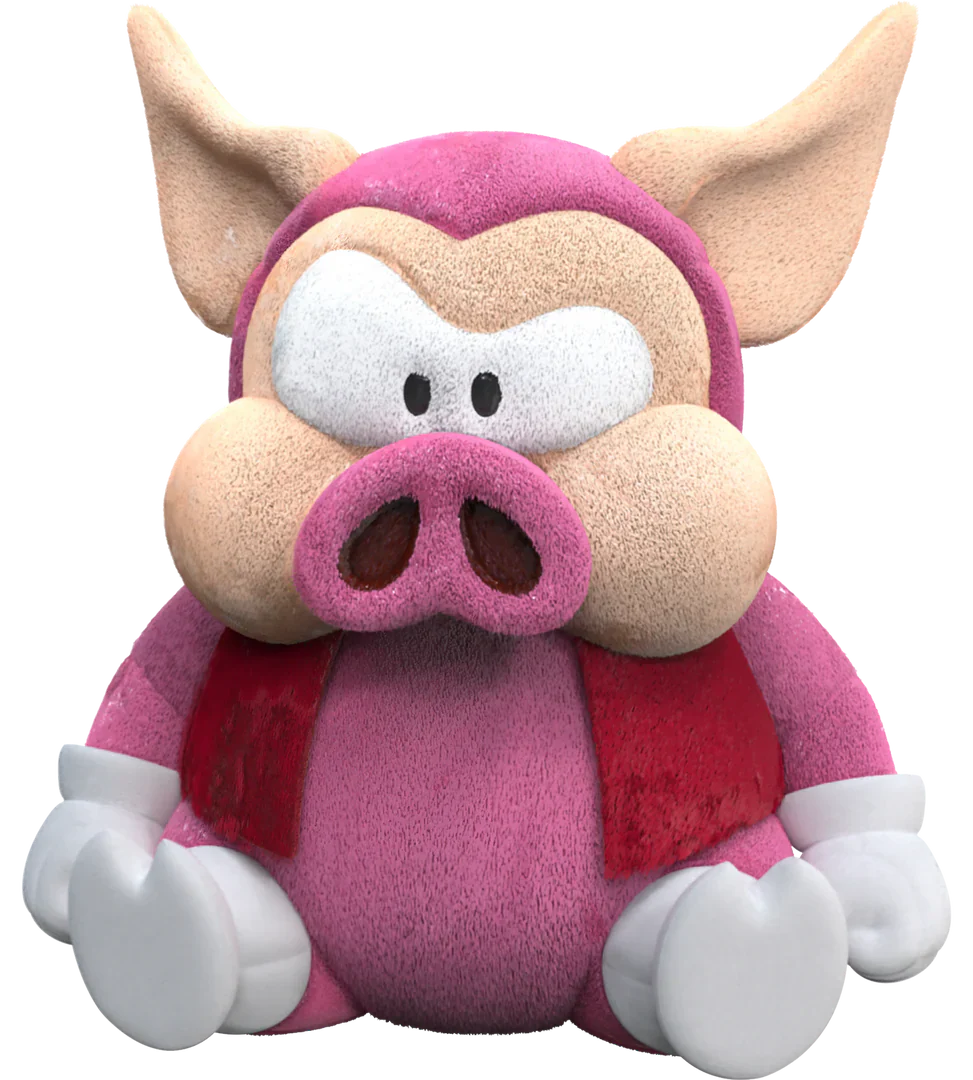 Tomba Koma Pig Plush