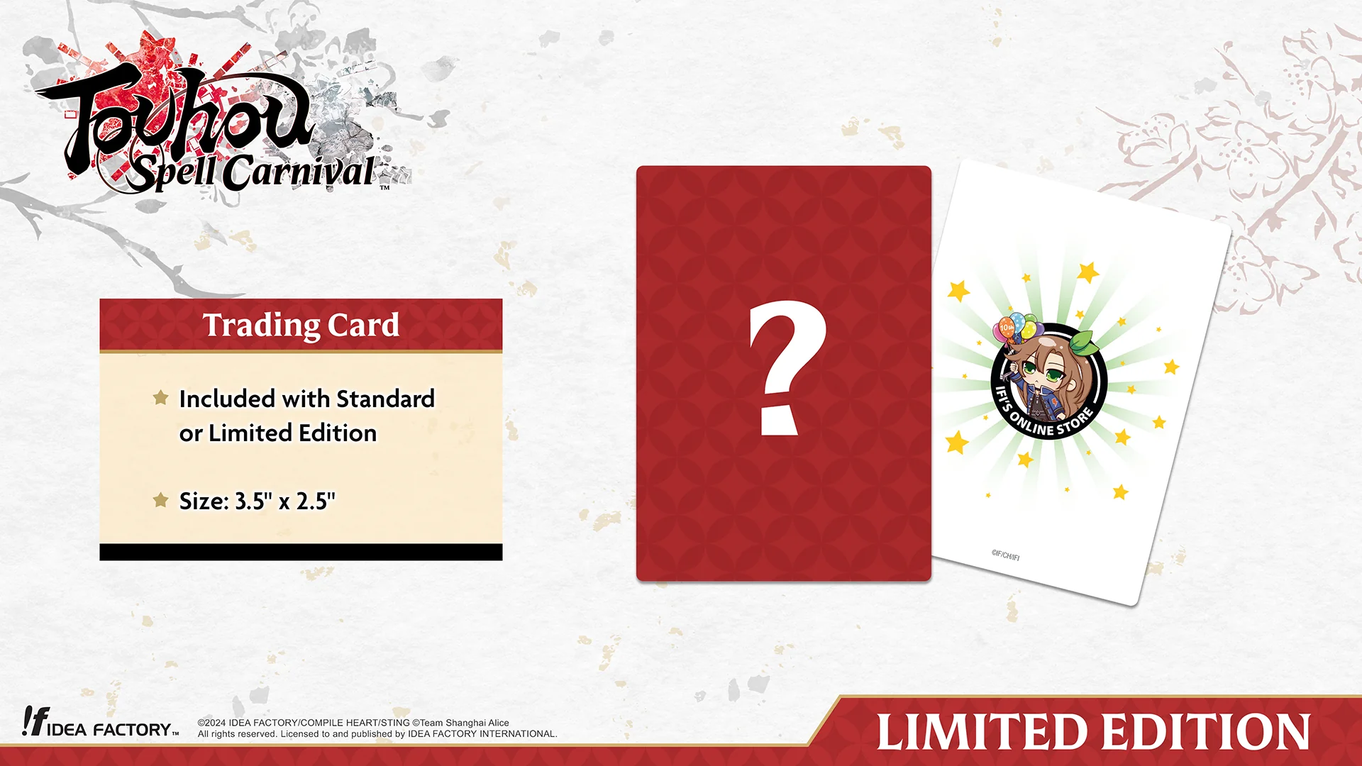 Touhou Spell Carnival [Limited Edition] - Nintendo Switch - Image 7