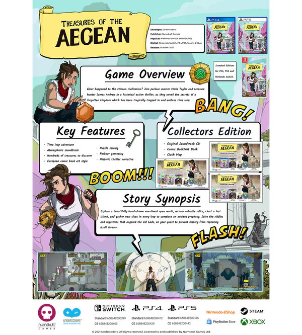 TREASURES OF THE AEGEAN -  Nintendo Switch - Image 2