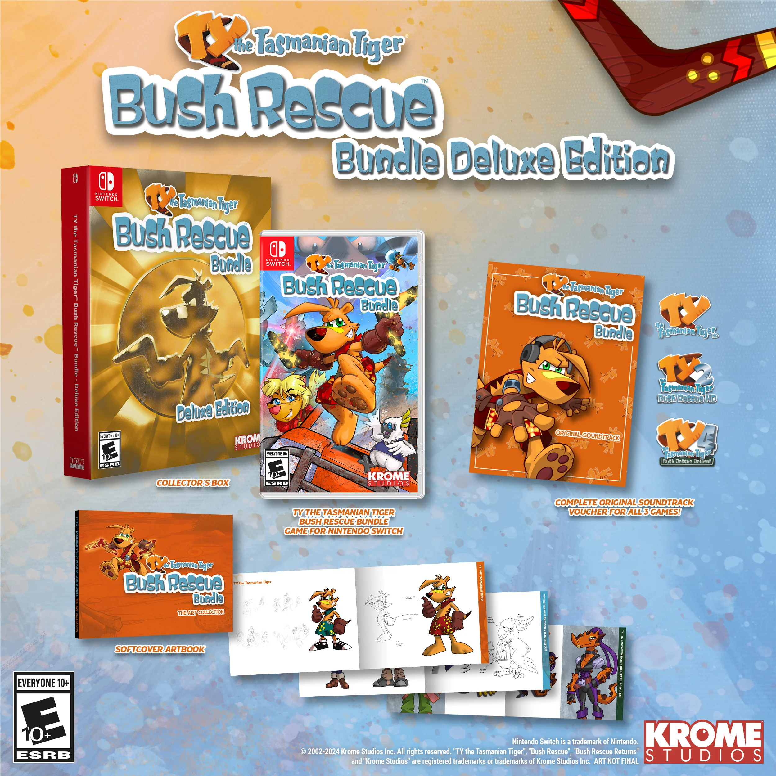 TY the Tasmanian Tiger HD: Bush Rescue Bundle [Deluxe Edition] - Nintendo Switch - Image 2